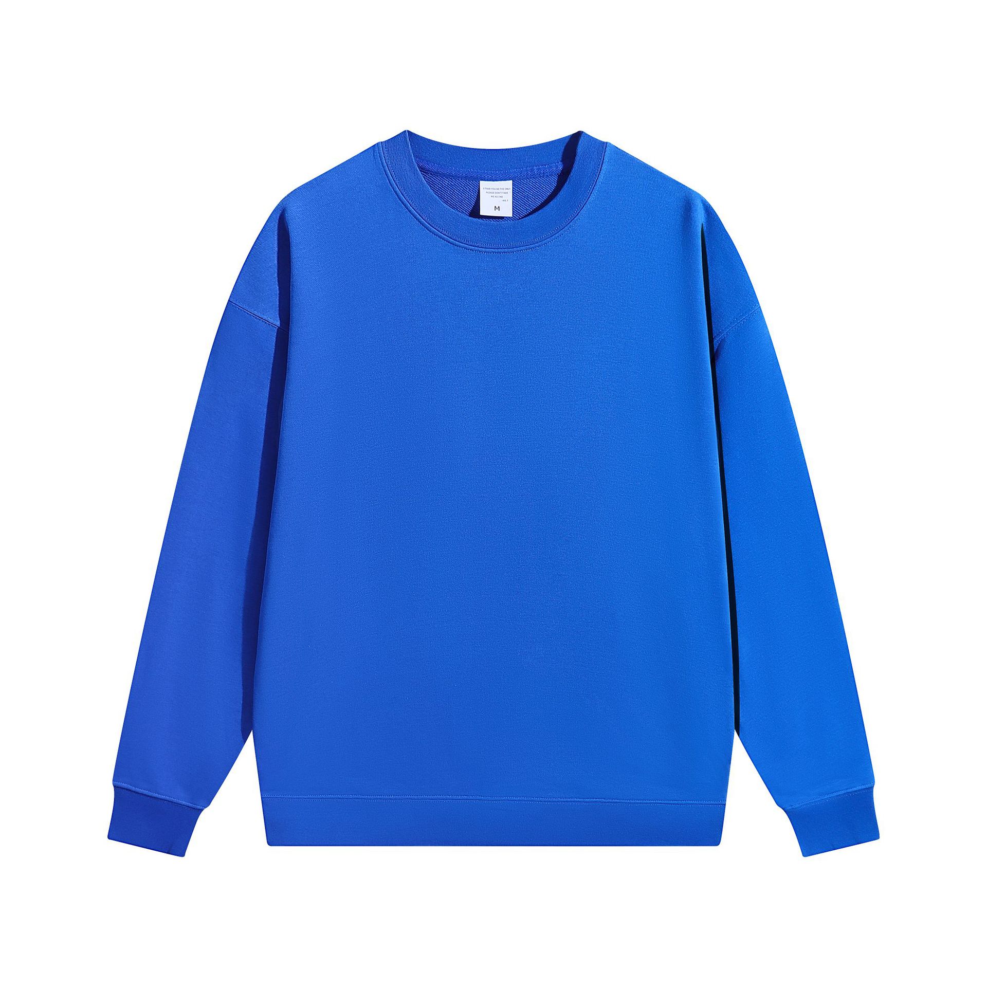 Style col rond-bleu saphir