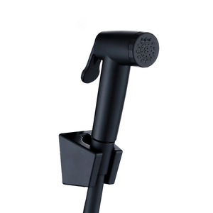 บิเดต์ห้องน้ำแบบพกพารุ่น Shattaf,ชุดบิเดต์สเปรย์แบบแขวนผนังสีดำทันสมัย - Product Image 1