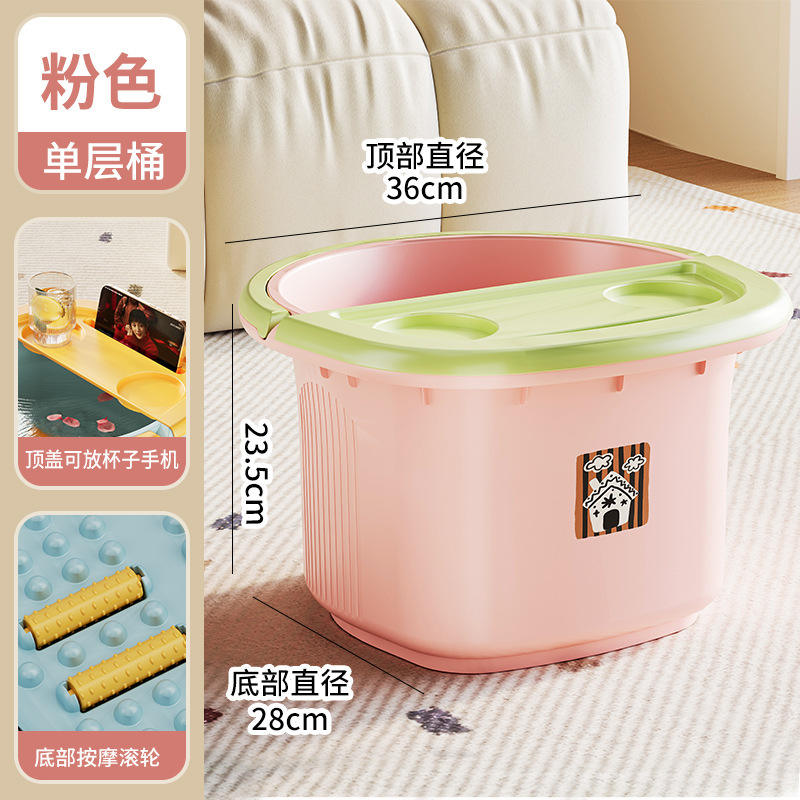Baignoire de bain de pieds monocouche rose