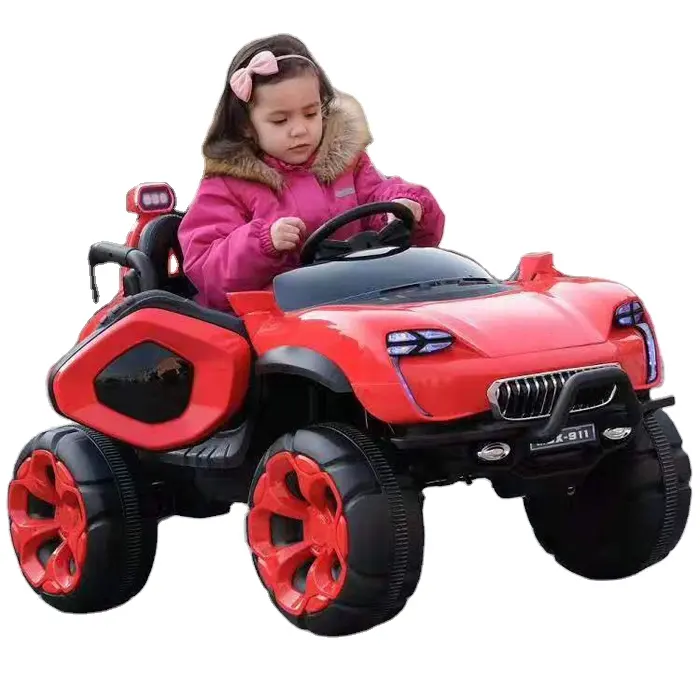 Coche de camión eléctrico con control remoto para niños, camión con batería de 12V, 2 asientos, venta al por mayor