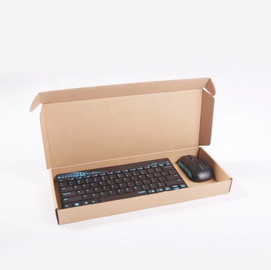 Custom Super Strong Top Tuck LCD Packaging Box Racket Paper Shipping Box Corrugated Aircraft Box For Keyboard