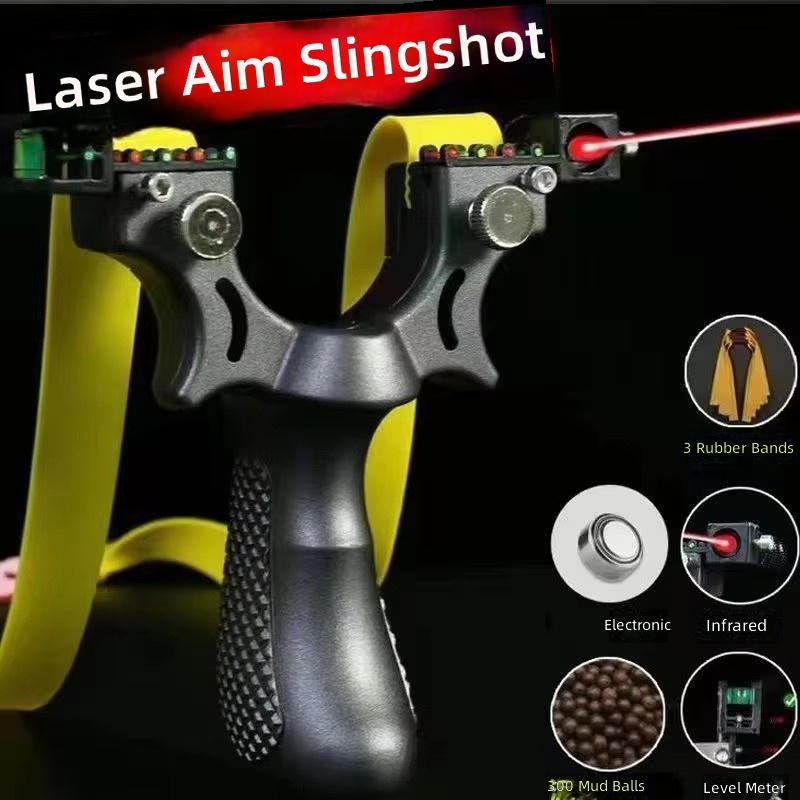 Black model-laser 300 bullets-3 rubber bands