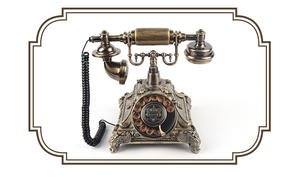 حار بيع الهاتف الجدار خمر سجل الضيوف الهواتف الصوتية حبال مجموعة الهاتف المسجلة - Product Image 4