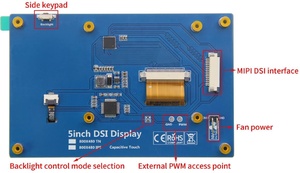 Scheda di sviluppo del Controller di fabbrica <span class=keywords><strong>Display</strong></span> Touch MIPI <span class=keywords><strong>DSI</strong></span> da 7 pollici schermo LCD <span class=keywords><strong>Raspberry</strong></span> <span class=keywords><strong>Pi</strong></span> <span class=keywords><strong>Display</strong></span> LCD con interfaccia MIPI <span class=keywords><strong>DSI</strong></span> da 7 pollici - Product Image 4