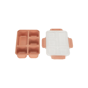 Reusable Leakproof Plastic Bento Lunch <strong>Box</strong> with 5 Compartments <strong>Meal</strong> Prep and Food Storage Containers With Lids for Student - Product Image 3