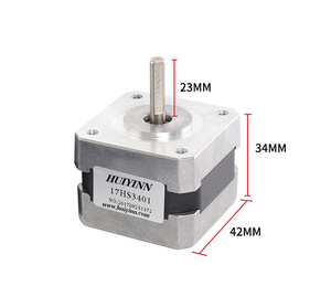 Motore passo-passo Micro DC Nema 17 motore passo-passo a 2 fasi da 1.8 gradi 12V per telecamera di sicurezza - Product Image 4