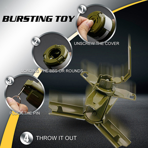 Bahar powered bb grenade M18 duman bomba yaratıcı taktik su kabuk CS model el bombaları oyuncak oyna pretend - Product Image 5