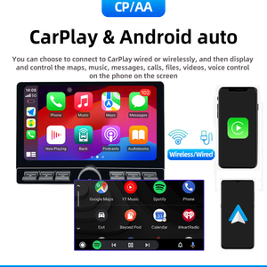 10 Zoll Universal 1Din Android Autoradio Autoradio WIFI 4G Netzwerk CarPlay Auto Stereo DSP RDS FM AM Auto DVD Player - Product Image 3