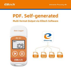 Multi Use Tracker Free <strong>Software</strong> PDF Report Elitech RC-5+ USB Temperature <strong>Data</strong> Logger Ready to Ship - Product Image 2