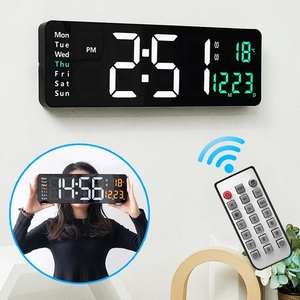 Настенные цифровые настенные часы с дистанционным управлением - Product Image 6
