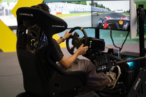 Simulador de carreras de juego de PC, asiento de ajuste de ángulo cómodo y pedal para simular la experiencia real, simulador de carreras - Product Image 5
