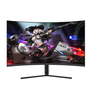 24/27/32 inç kavisli LED oyun monitörü PC için 1K 1920X1080 çözünürlük 75Hz/165Hz yenileme hızı LCD ekran dahili hoparlör DP - Product Image 2