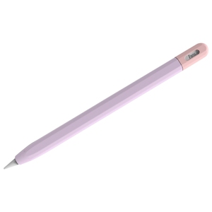 批发优质苹果铅笔 (<span class=keywords><strong>usb</strong></span>-c) 手写笔保护套，带笔尖盖 (紫色 + 粉色)