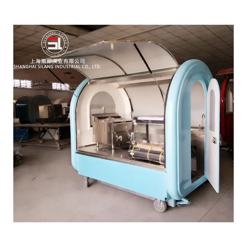 Novo design China fabricante móvel food cart /ice cream food van com rodas