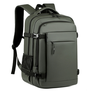 Benutzer definierte Herren wasserdichte <span class=keywords><strong>Notebook</strong></span> Laptop Rucksack Anti-Diebstahl PU Multi Pocket Outdoor Rucksack Fashion City Commute Schult asche