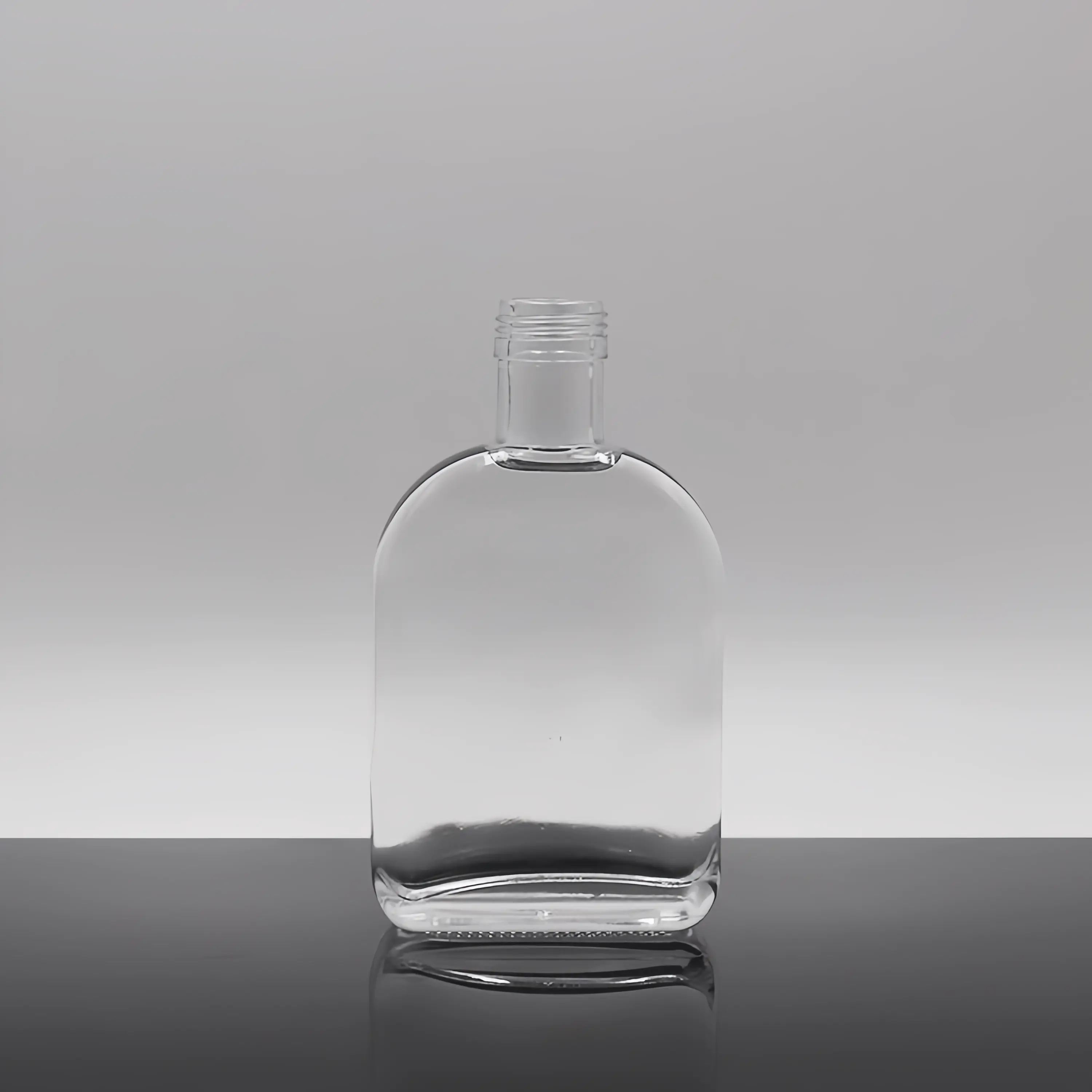 Logo personalizzato vite Rum Gin medicale sciroppo farmacologico 28 400 Gpi finitura Vodka trasparente 500ml 480ml 16oz liquori bottiglia di vetro Boston