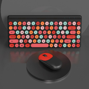 2.4G Wireless <strong>Keyboard</strong> and Mouse Set Colorful Tkl USB Interface Quiet Teclado for Home or Office <strong>Computer</strong> - Product Image 6