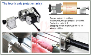<strong>CNC</strong> 6040Z 1.5KW 4 Axis Engraving Machine Spindle <strong>6040</strong> <strong>CNC</strong> <strong>Router</strong> - Product Image 6