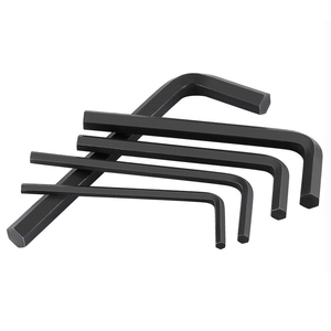 1.5mm-8mm çinko kaplama Allen karbon paslanmaz çelik lokma anahtar Set uzun saplı altıgen altıgen anahtar vida donanım aracı ile - Product Image 2