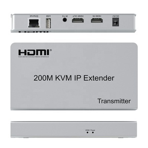 新的200M KVM扩展器HDMI扩展器网络电缆发射器到RJ45网络端口KVM IP高清扩展器200M，带USB - Product Image 5