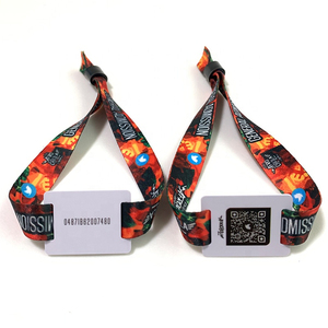 Özel promosyon akıllı 13.56Mhz NFC etiketi bilezik baskı festivali konser olay Vip Qr kod bilekliği - Product Image 3