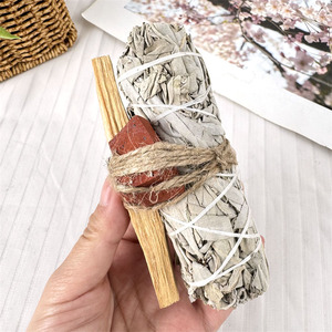 Wholesale Handmade Natural Crystal Healing Spiritual Yoga <strong>Bundle</strong> Raw Stone <strong>Sage</strong> with Rosemary for Meditation - Product Image 5