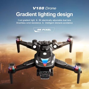 批发无线全球定位系统迷你无人机5G 6k高清双摄像头FPV智能跟随广角无刷电机可折叠四轴飞行器电池无人机 - Product Image 6