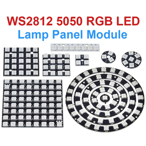 4 8 12 16 channel WS2812 WS2812B WS 2811 5050 RGB <strong>LED</strong> Lamp Panel <strong>Module</strong> 5V 1Bit 4Bit 8Bit 12Bit 16Bit 24Bit Rainbow <strong>LED</strong> Precise - Product Image 1