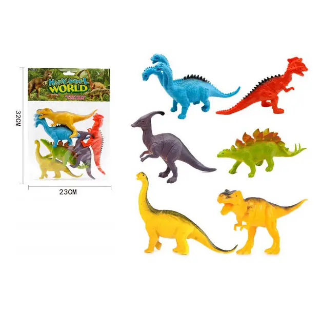 Commercio all'ingrosso Mini Jurassic Dinosauro Duro di Plastica Giocattolo TE18090903