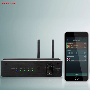 2.1 CH Amplifier Blue-tooth Receiver and Multiroom WiFi Amplifier <strong>USB</strong> Optical AUX <strong>Input</strong> With Headphone and Sub <strong>Output</strong>