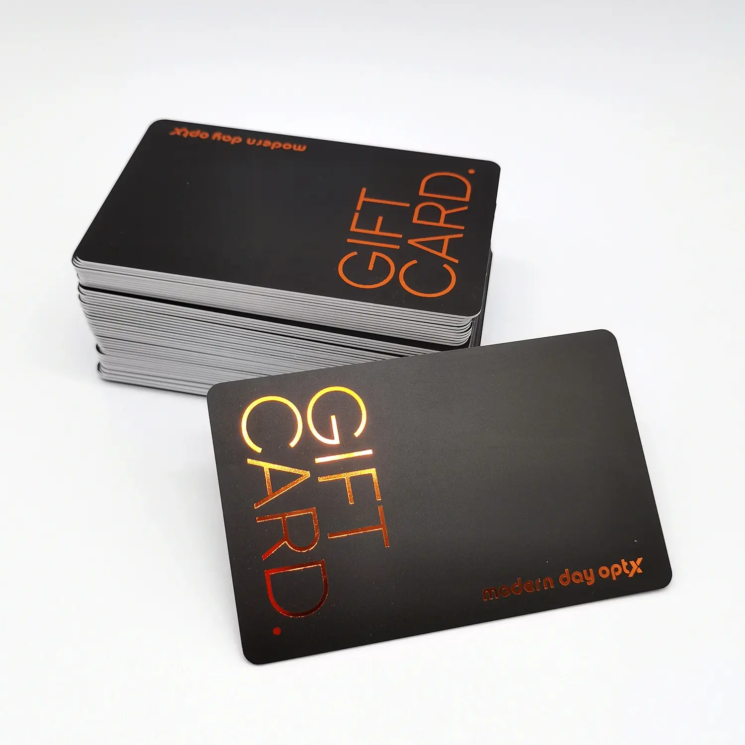 Impressão personalizada cartão PRESENTE e Autenticidade cartão com folha de ouro ou prata