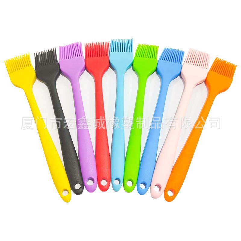 Pinceau à huile de couleur unie-petite taille-couleur aléatoire