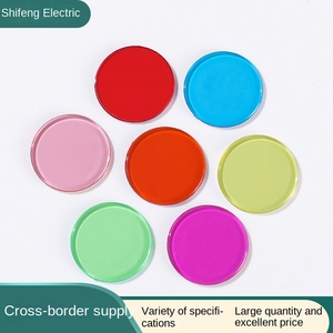 25*2mm trong suốt 7 màu Mười lưới chip trẻ em Toán Học giác ngộ Bingo hỗ trợ giảng dạy không có mệnh giá trò chơi tiền tệ - Product Image 4