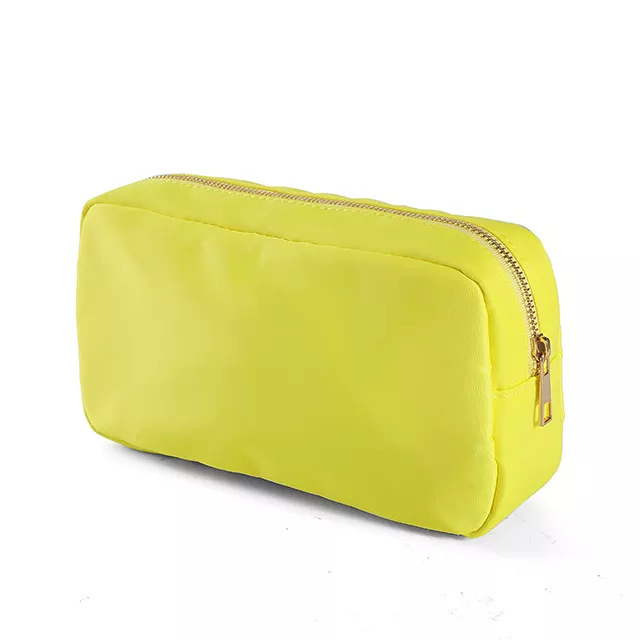 Lemon Yellow nylon bag