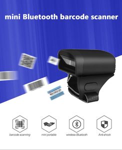 S02 Mini escáner de código de barras USB inalámbrico 1D/2D/lector de código QR con gran memoria CCD/LED/CMOS fuente de luz Compatible con iOS Stock - Product Image 2