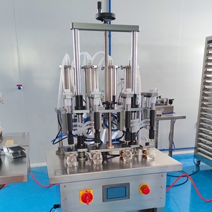 High Efficiency Filling Cologne Free Water Semi-<strong>automatic</strong> Four Head Perfume Filling <strong>Machine</strong>