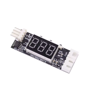 DC 12V Display digitale PWM regolatore di velocità a 4 fili di controllo On/Off con la temperatura 3A supporto di componenti elettronici - Product Image 4