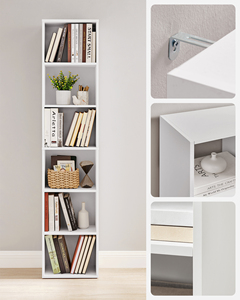 VASAGLE-Estantería con 6 estantes para oficina, estantería de estilo moderno, diseño versátil, ahorro de espacio, para estudio y sala de estar - Product Image 5
