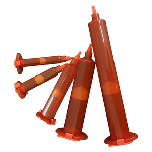 US stile Ambler 3CC/5CC/10CC/30CC/50CC a cilindro epossidico cartuccia di plastica ago contenitore di erogazione canna siringa - Product Image 1