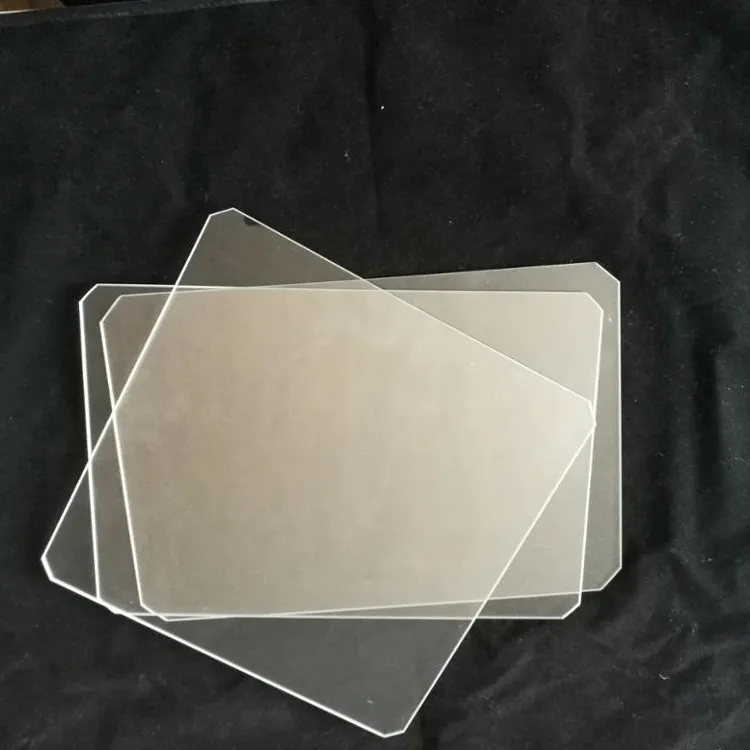 Carré feuille de verre Borosilicate pour 3D imprimante