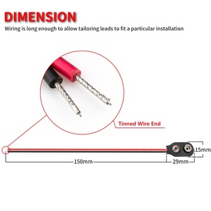 Soft Shell 9V Battery Snap Connector 15CM I-Type Battery Clip for <strong>Arduino</strong> <strong>Projects</strong> and Electronic Devices - Product Image 4