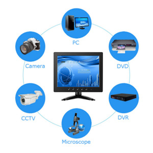ZHIXIANDA 8 Inch IPS Capacitive Touch Screen TFT <strong>LCD</strong> Desktop <strong>Monitor</strong> <strong>with</strong> <strong>Bnc</strong> Vga Hd-mi Usb Av <strong>Input</strong>