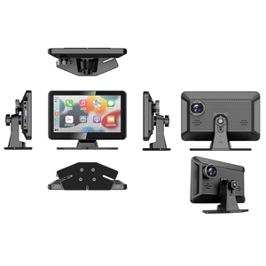 7 pulgadas Carplay 4K Wifi Dash Cam retrovisor DVR Mirror Link grabadora de vídeo cámara frontal y trasera Fm transmisor función Universal - Product Image 2