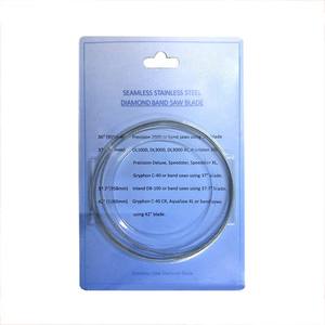 شفرة منشار شريطي صناعية من الفولاذ المقاوم للصدأ 37718 لقطع الزجاج والحجر، قابلة للحام لجلاخة الزوايا DB-100 - Product Image 1