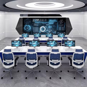 Modern Technology Command Center Monitoring Console Dispatch Console Operating Console Work <strong>Computer</strong> Console Table - Product Image 3
