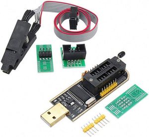 EEPROM <strong>Flash</strong> BIOS <strong>USB</strong> <strong>Programmer</strong> <strong>programmer</strong>+SOIC8 Clip+1.8V <strong>SPI</strong> <strong>Flash</strong> Memory SOP8 DIP8 Adapter Burner Kit