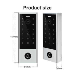 Intercomunicador IP con pantalla táctil para teléfono, sistema de videoportero con cable para puerta de apartamento, para exteriores - Product Image 4