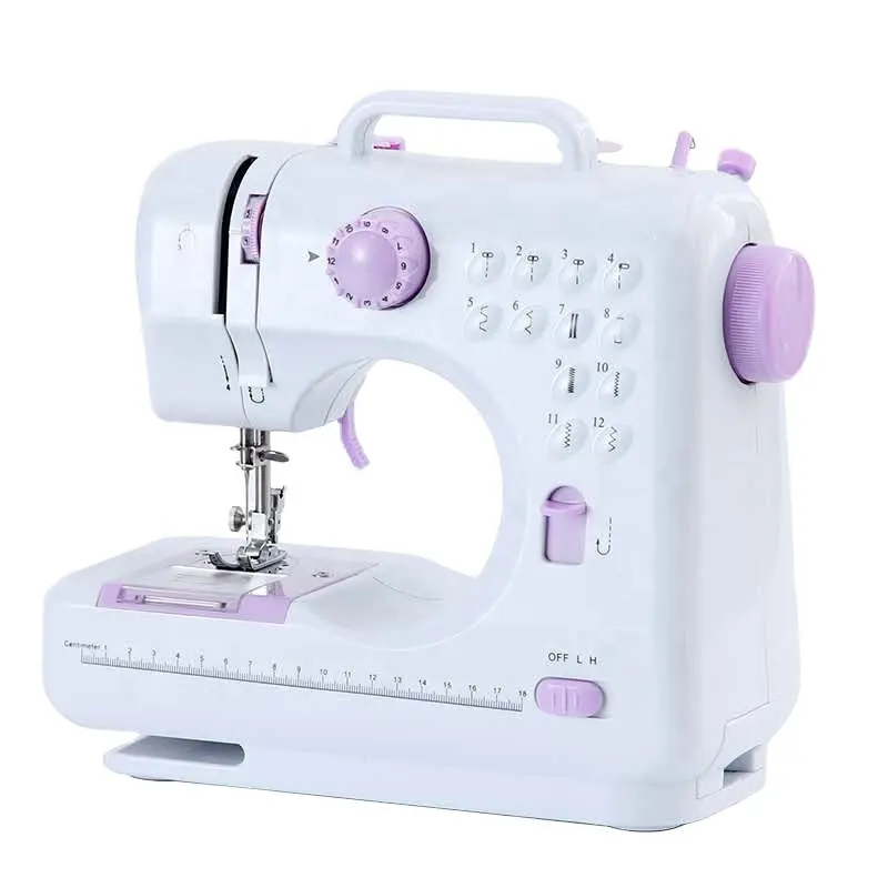 Máquina DE COSER Mini Manual portátil Asistente Nuevo Hogar eléctrico escritorio multifunción Industrial hogar Overlock para tela