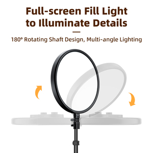 Hot bán 13 "nhiếp ảnh Bảng điều chỉnh ánh sáng với màn hình hiển thị ba màu sắc xách tay LED Bảng điều chỉnh ánh sáng với đứng cho dòng sống - Product Image 4