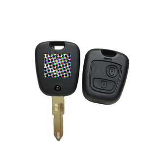 シトロエンC1C2 C3用の新しい3ボタン自動車用リモコンカーキーケースリモートプログラマーキーシェルフォブ - Product Image 1